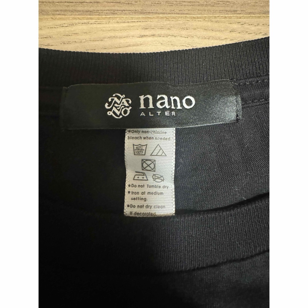 nano・universe(ナノユニバース)のナノユニバース　kyne ブラック　Lサイズ メンズのトップス(Tシャツ/カットソー(七分/長袖))の商品写真