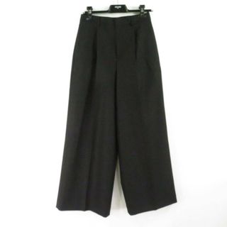 セリーヌ(celine)の美品 CELINE セリーヌ TAILLAT PANTS (2P625778Q) タイヤ パンツ 1点 38 ウール100% クラシックフィット ハイウエスト レディース AY4599W (その他)