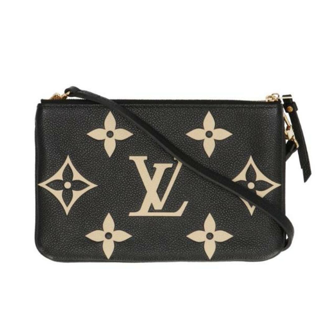 箱保存袋金具わずかなスレＷ<br>LOUISVUITTON ルイヴィトン/ ポシェット・ドゥーブルジップ/バイカラーモノグラム アンプラント/M80787/RFI*/ルイ・ヴィトン/Aランク/07