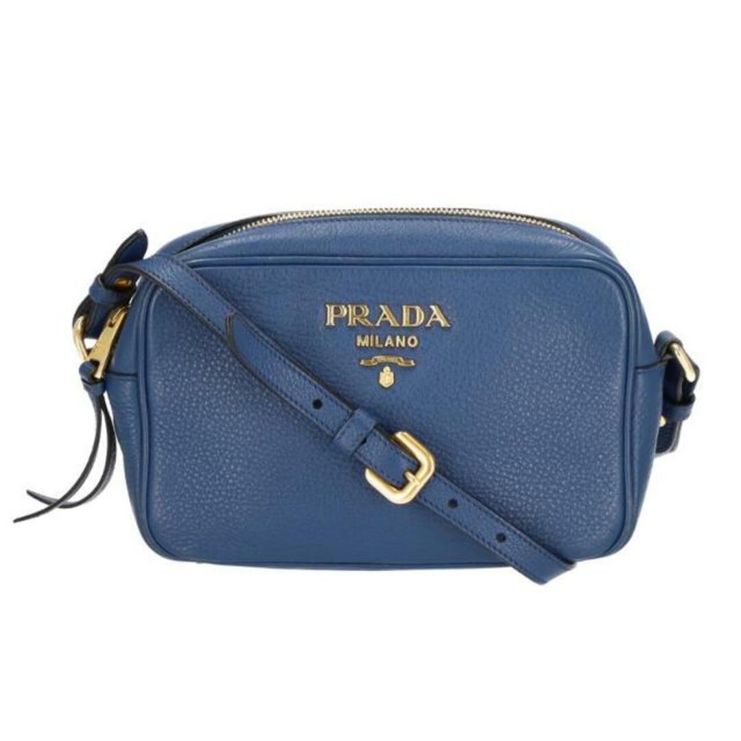 <br>PRADA プラダ/レザーショルダーバッグ BLU/1BH103/ブランドバック/ABランク/07135ｃｍＤ