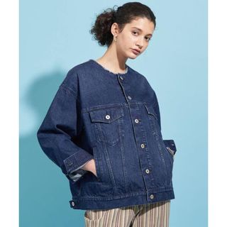 ビューティアンドユースユナイテッドアローズ(BEAUTY&YOUTH UNITED ARROWS)のビューティアンドユースユナイテッドアローズ　デニムノーカラーオーバージャケット(Gジャン/デニムジャケット)