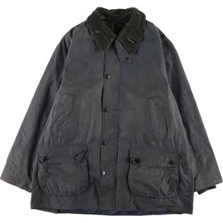 バーブァー(Barbour)の古着 90年代 バブアー Barbour BEDALE ビデイル 旧3ワラント バッジ付き ワックスコットン オイルドジャケット 英国製 C42 メンズL ヴィンテージ /eaa384183(その他)