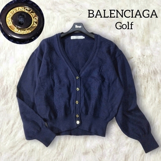 Balenciaga - BALENCIAGA バレンシアガ 19SS ロゴ総柄リブニット