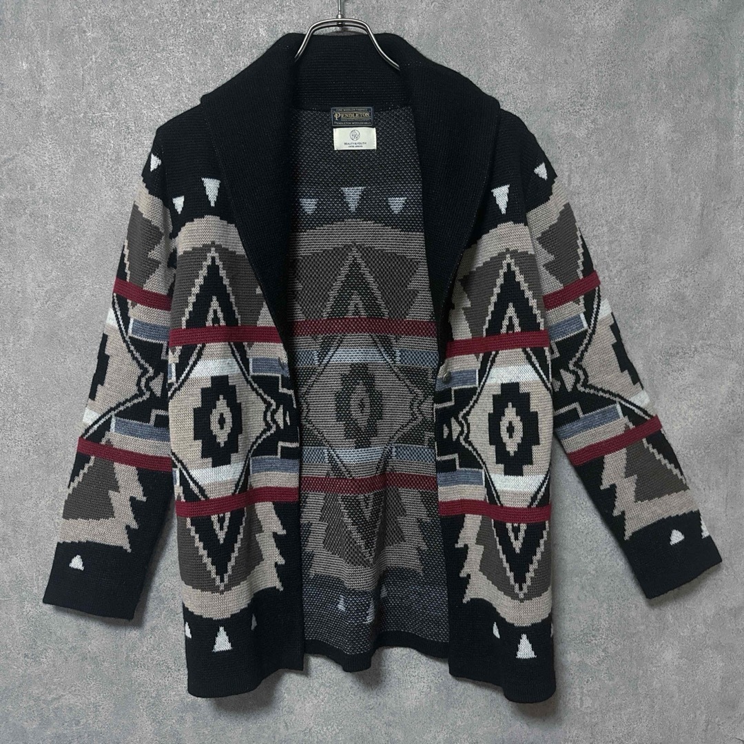 PENDLETON - PENDLETON × UNITED ARROWS コラボ カーディガン 総柄の