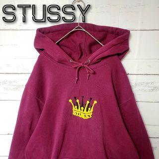 激希少STUSSY ステューシー 極希少カラー ピンク　プルオーバーＳ　USA製