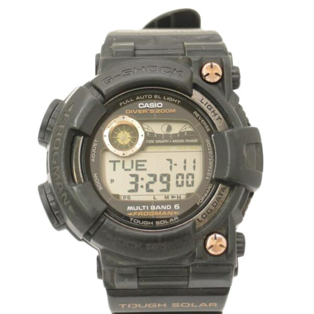 <br>CASIO カシオ/腕時計 メンズ 潜水 トリプルセンサー 方位 温度/G-SHOCK/FROGMAN/電波ソーラー/GWF-1000B-1JR/201*****/G-SHOCK/Bランク/69時計