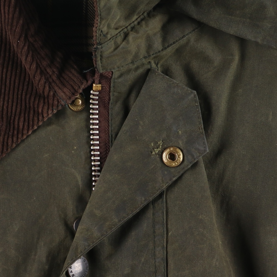 Barbour(バーブァー)の古着 90年代 バブアー Barbour BEAUFORT ビューフォート 旧3ワラント オイルド ハンティングジャケット 英国製 C46 メンズXL ヴィンテージ /eaa385142 メンズのジャケット/アウター(その他)の商品写真