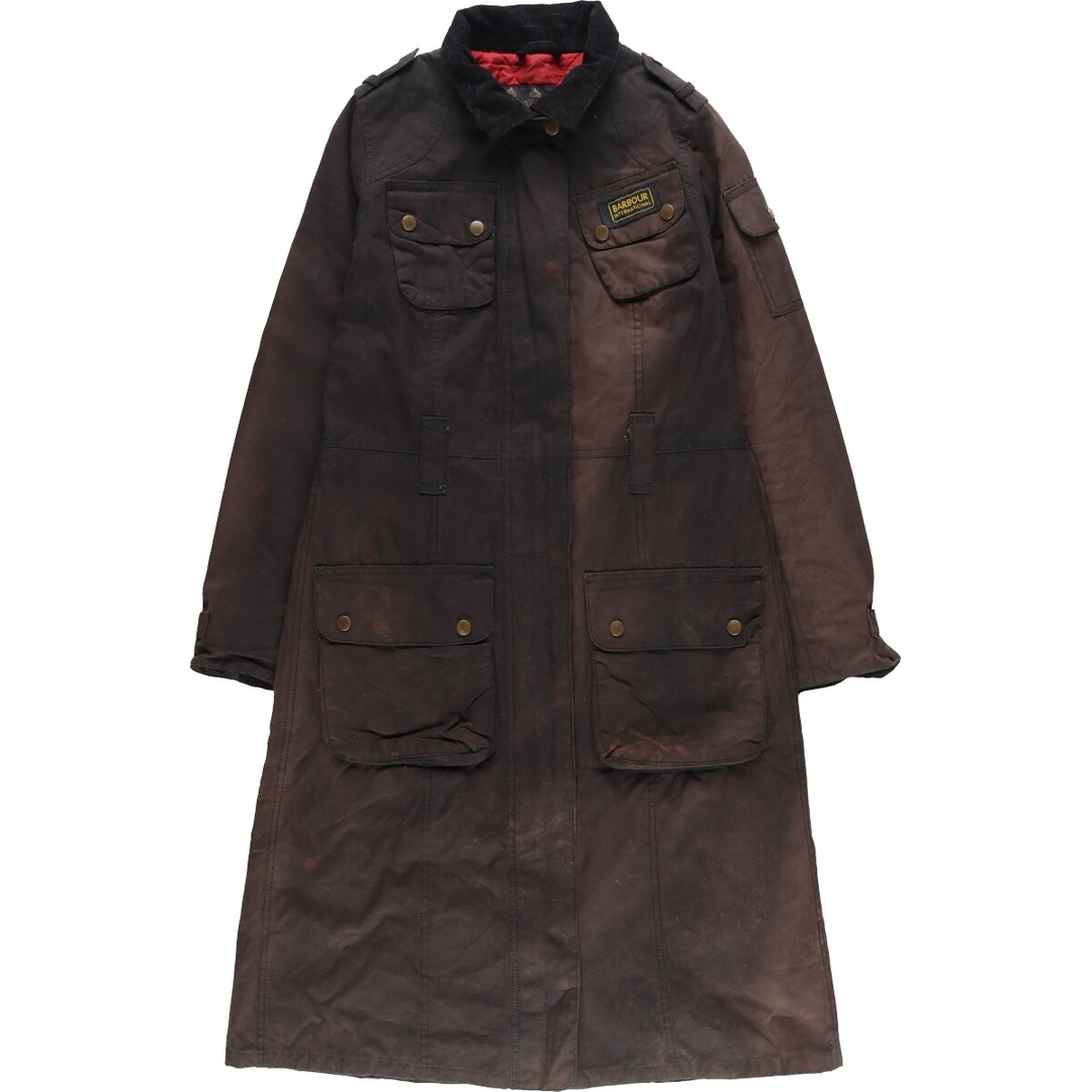 無地生産国バブアー Barbour INTERNATIONAL インターナショナル ワックスコットン オイルドコート 36 メンズS /eaa385144