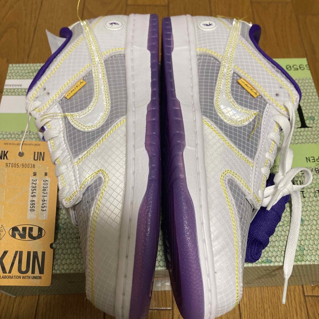NIKE   UNION × Nike Dunk Low Court Purple .5の通販 by みかん's