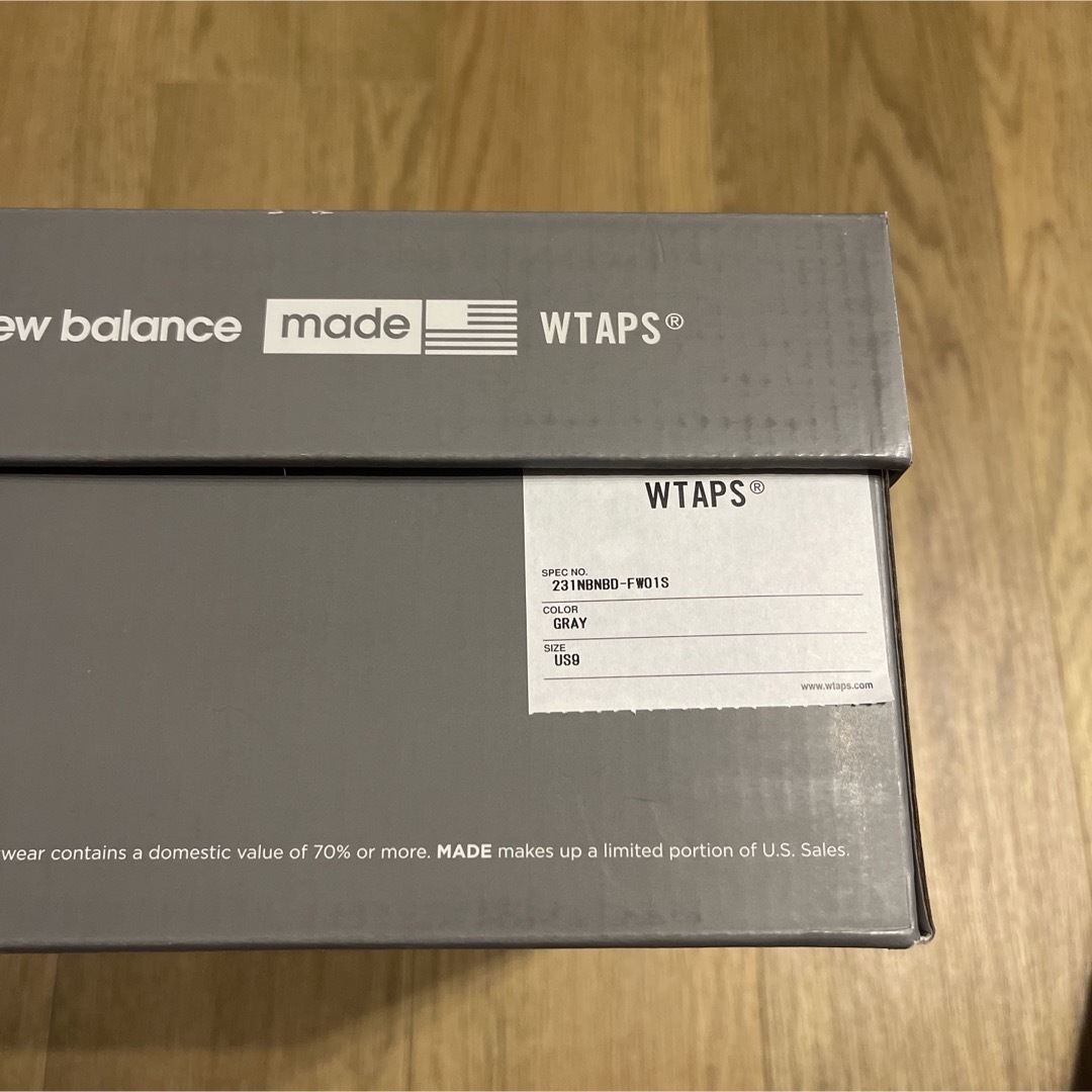 New Balance × wtaps 990V6 WT US9 27cm
