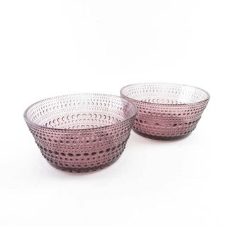 イッタラ(iittala)の美品 iittala イッタラ カステヘルミ ボウル 2枚 ペア カルーナ サラダ シリアル SM1455L (食器)