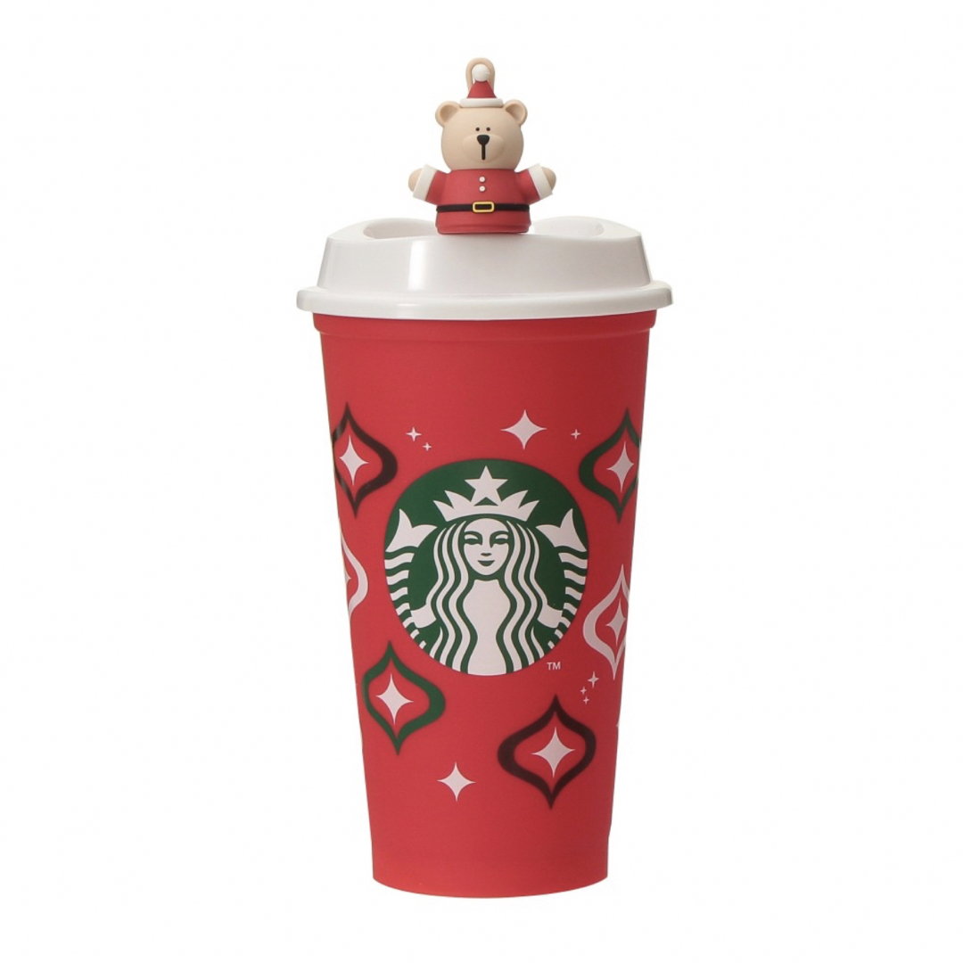 Starbucks(スターバックス)のスターバックス　ホリデー　クリスマス　リユーザブルカップ　ベアリスタ　2023 インテリア/住まい/日用品のキッチン/食器(その他)の商品写真