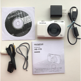 オリンパス(OLYMPUS)のOLYMPUS デジタルカメラ VG-170 ホワイト(コンパクトデジタルカメラ)