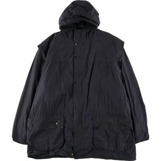 バーブァー(Barbour)の古着 90年代 バブアー Barbour DURHAM ダーハム 旧3ワラント ワックスコットン オイルドジャケット メンズXL ヴィンテージ /eaa383462(その他)