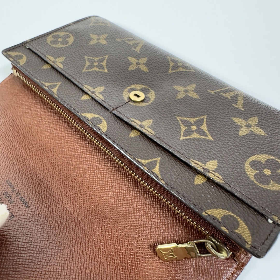 LOUIS VUITTON(ルイヴィトン)の美品　LOUIS VUITTON　ルイヴィトン　財布　長財布　モノグラム レディースのファッション小物(財布)の商品写真