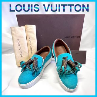 LOUIS VUITTON - LOUIS VUITTON スリッポン モノグラム タッセル スニーカー