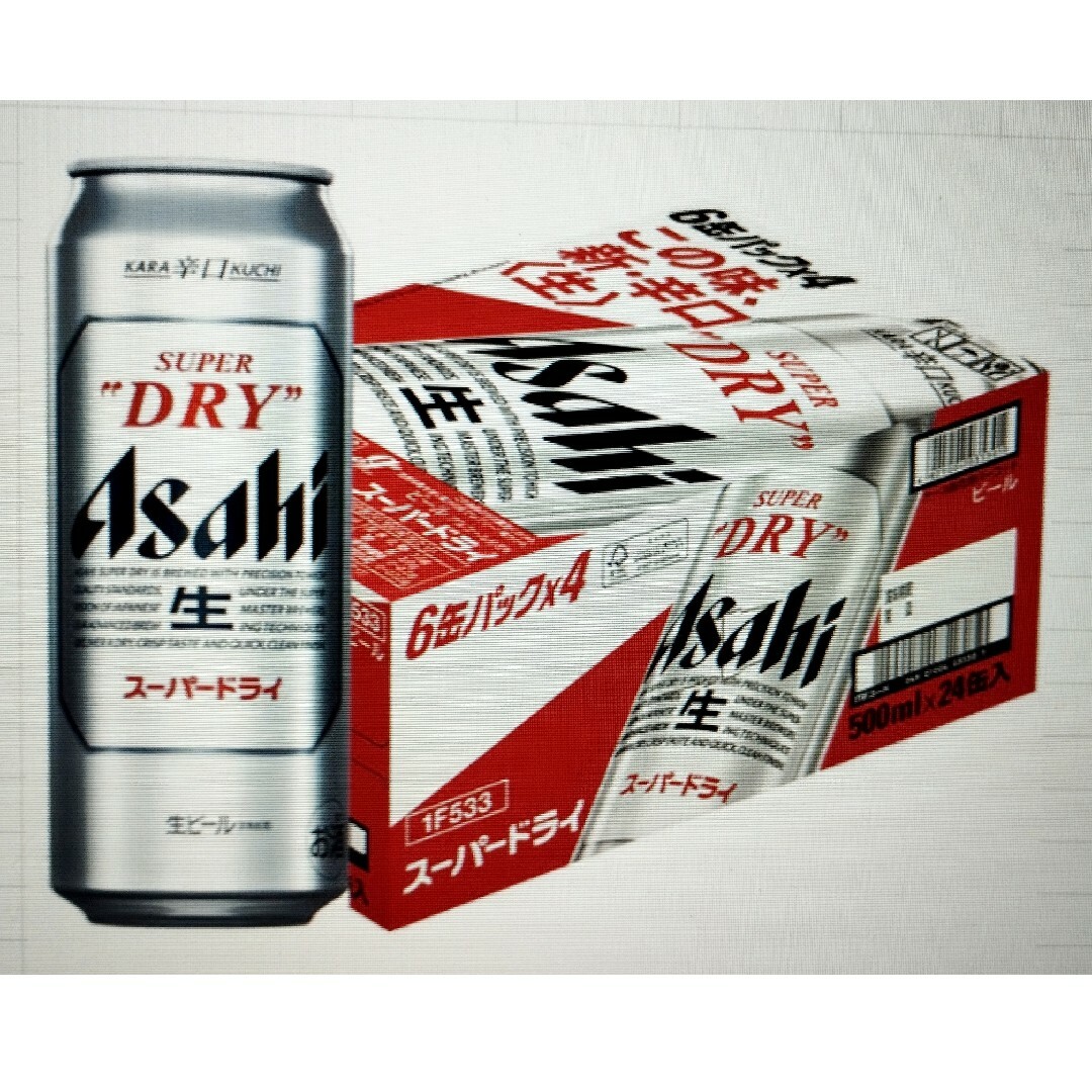 アサヒビール350ml 34本＋500ml2本