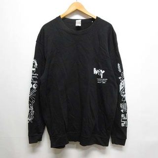 アザー(other)のオミヤゲ OMIYAGE 長袖 Tシャツ カットソー XL 黒 ブラック ロンT(Tシャツ/カットソー(七分/長袖))