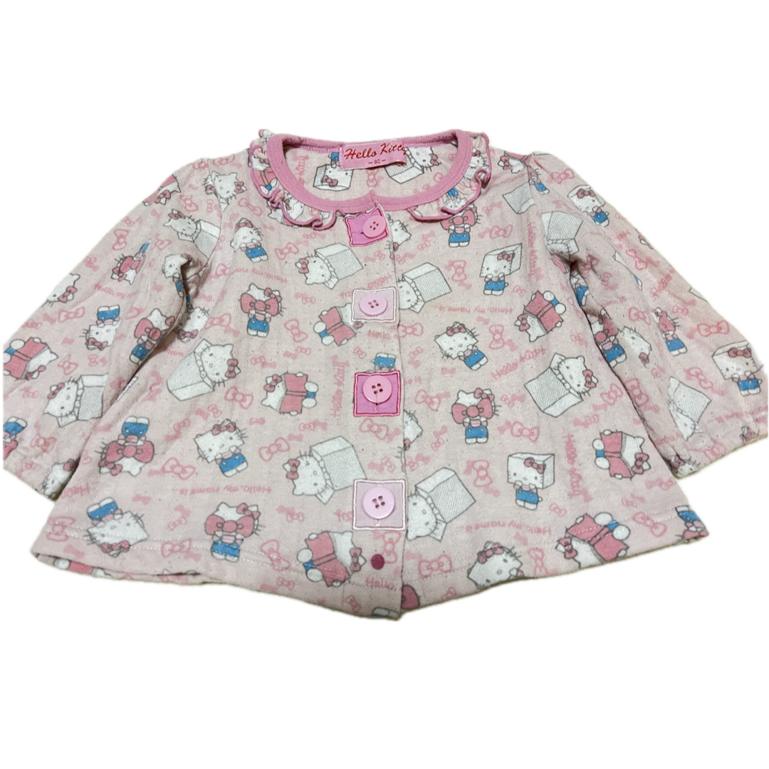 サンリオ(サンリオ)のハローキティー　パジャマ　80 キッズ/ベビー/マタニティのベビー服(~85cm)(パジャマ)の商品写真