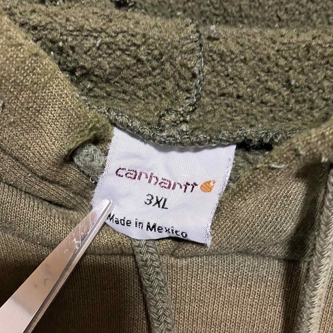 carhartt(カーハート)のZ942カーハート プルオーバーパーカー ビッグロゴアースカラーフーディー メンズのトップス(パーカー)の商品写真