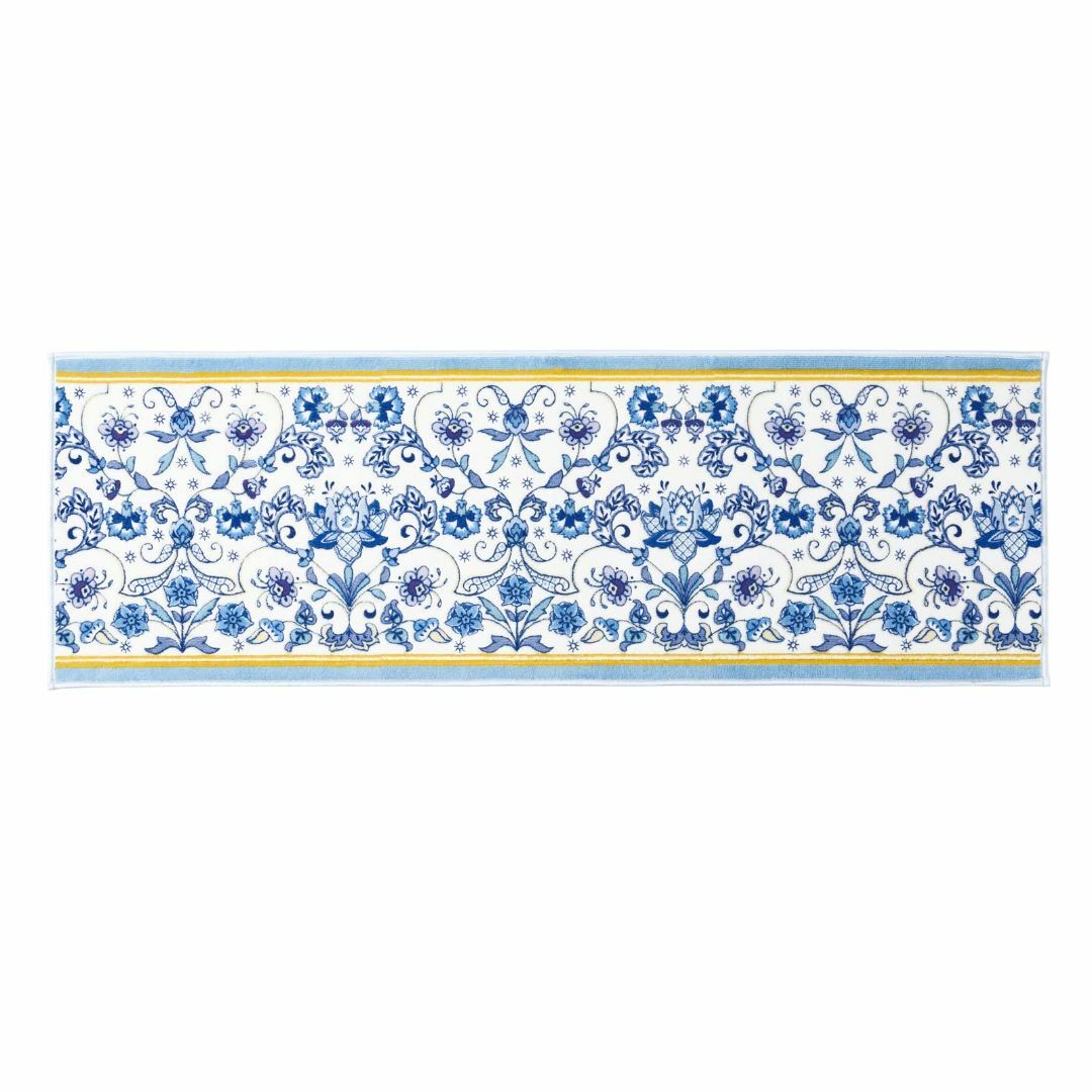 【色: ブルー】川島織物セルコン MINTON ミントン キッチンマット マジェのサムネイル