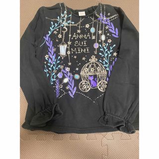 アナスイミニ(ANNA SUI mini)のアナスイミニ　150 箔プリント　トレーナー　ネコ　馬車　　(Tシャツ/カットソー)