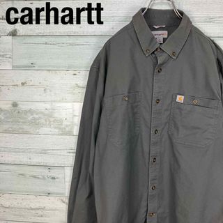 carhartt - 古着 カーハート Carhartt 長袖 ボタンダウンチェック ...