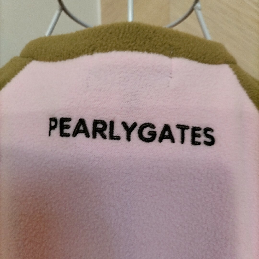 PEARLY GATES(パーリーゲイツ)の美品　パーリーゲイツ　フリース素材　スウェットシャツ　ピンク レディースのトップス(Tシャツ(半袖/袖なし))の商品写真