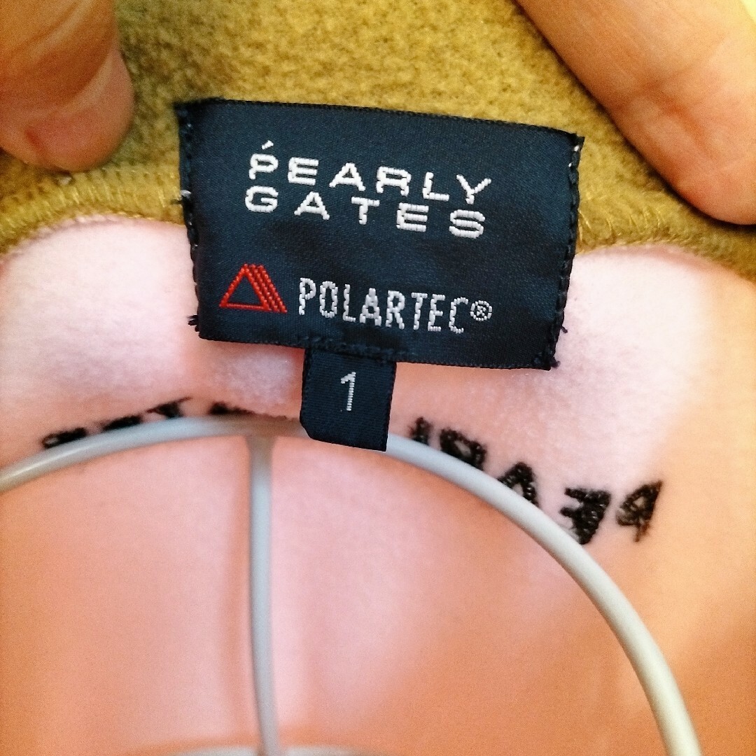 PEARLY GATES(パーリーゲイツ)の美品　パーリーゲイツ　フリース素材　スウェットシャツ　ピンク レディースのトップス(Tシャツ(半袖/袖なし))の商品写真