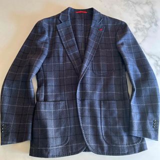 ISAIA - イザイア ISAIA レザージャケットの通販|ラクマ