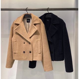 Theory 22aw ショート丈Pコート Theory 22aw ショート丈Pコート