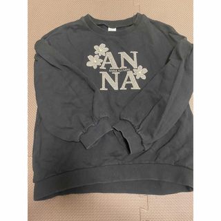 アナスイミニ(ANNA SUI mini)のアナスイミニ　トレーナー　ロゴ　パール　150(Tシャツ/カットソー)