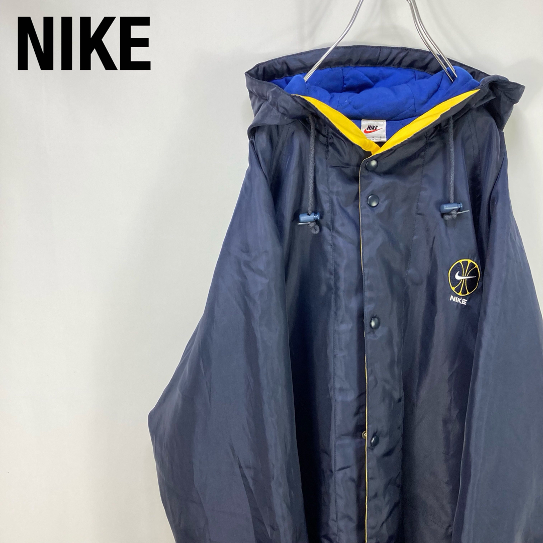 NIKE - ナイキ 白タグ 90s 刺繍 袖ロゴ ナイロンジャケット ベンチ ...