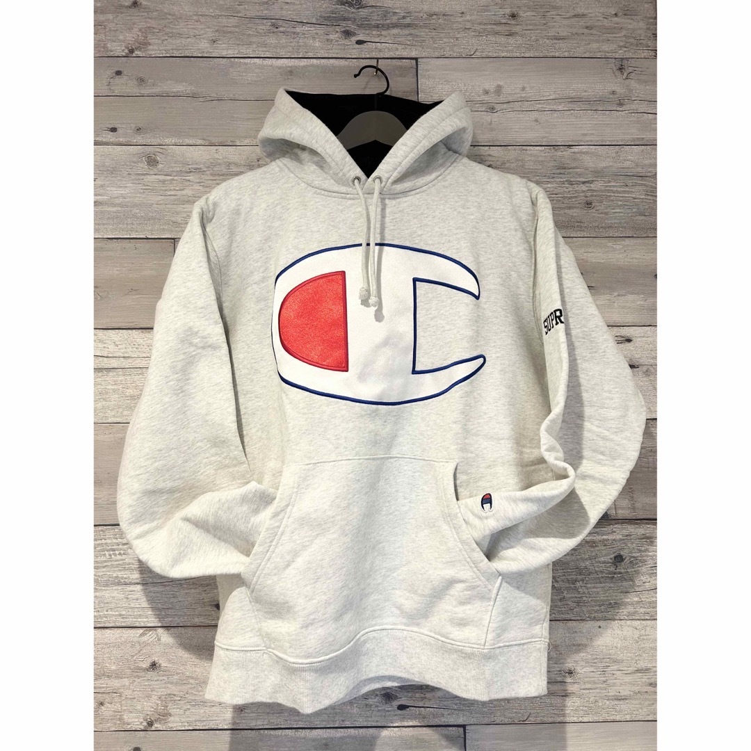 Supreme Champion Stain Logo Hoodie