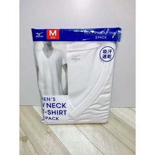 ミズノ(MIZUNO)のコストコ　ミズノ　V首　半袖シャツ　ホワイトMサイズ(Tシャツ/カットソー(半袖/袖なし))