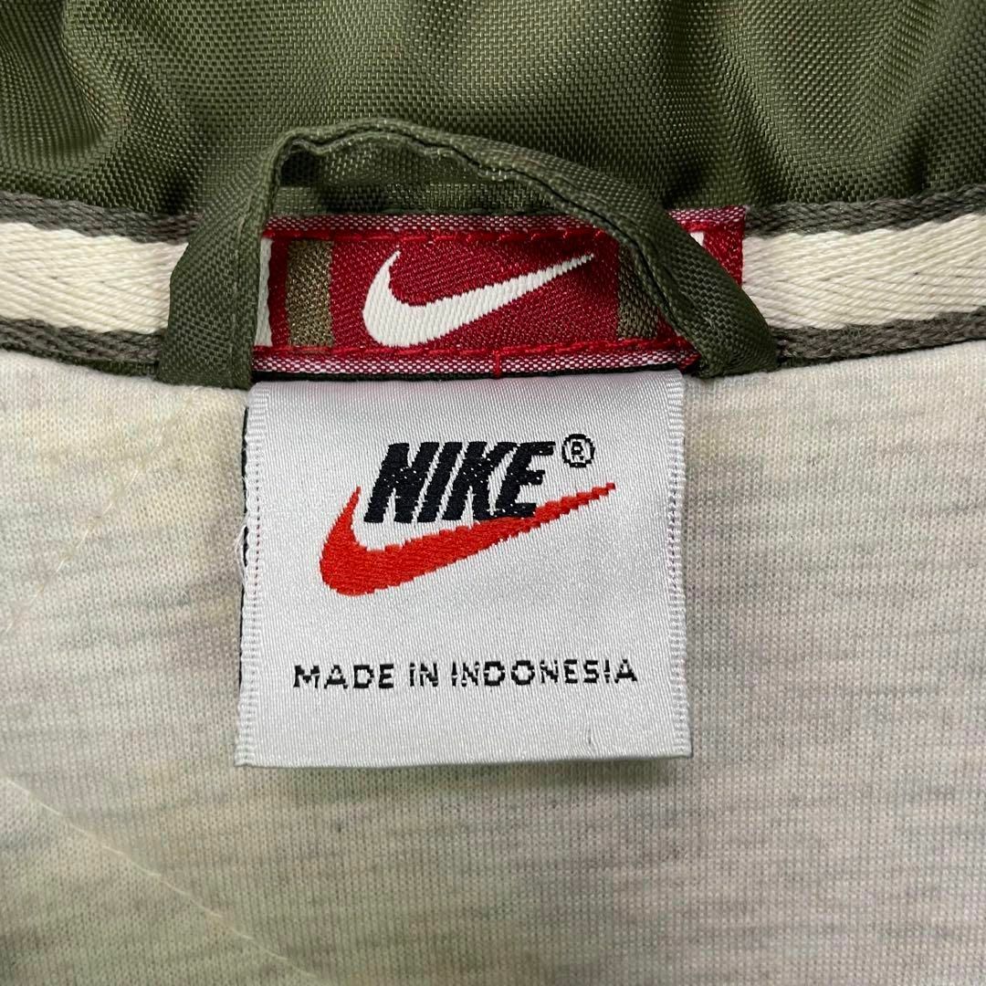 NIKE - 超絶レア 90s ナイキ 中綿 ハーフジップ ナイロン プルオーバー