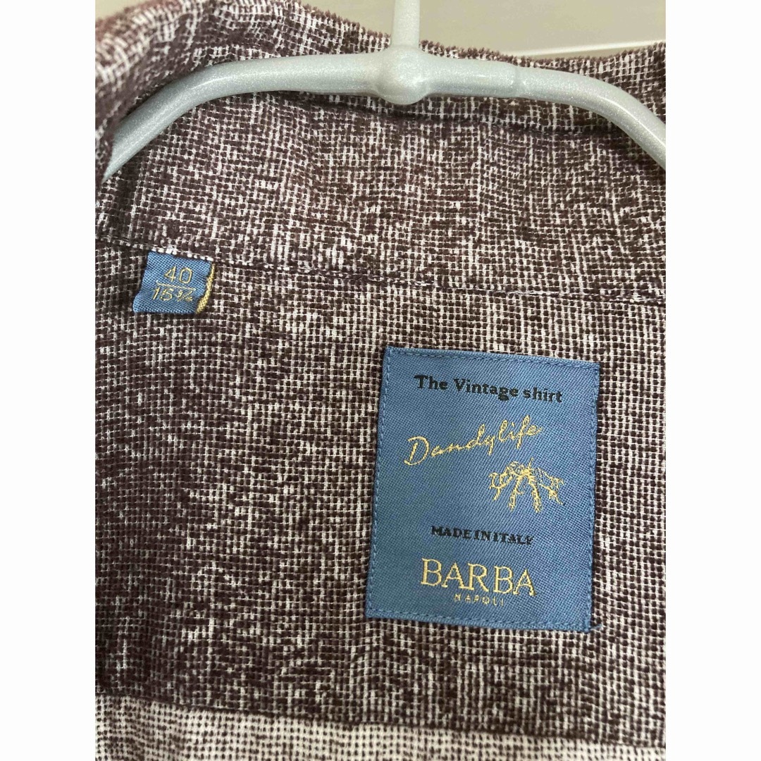 BARBA(バルバ)のBARBA　バルバ　DANDYLIFE　ダンディライフ　シャツ　パープル メンズのトップス(シャツ)の商品写真