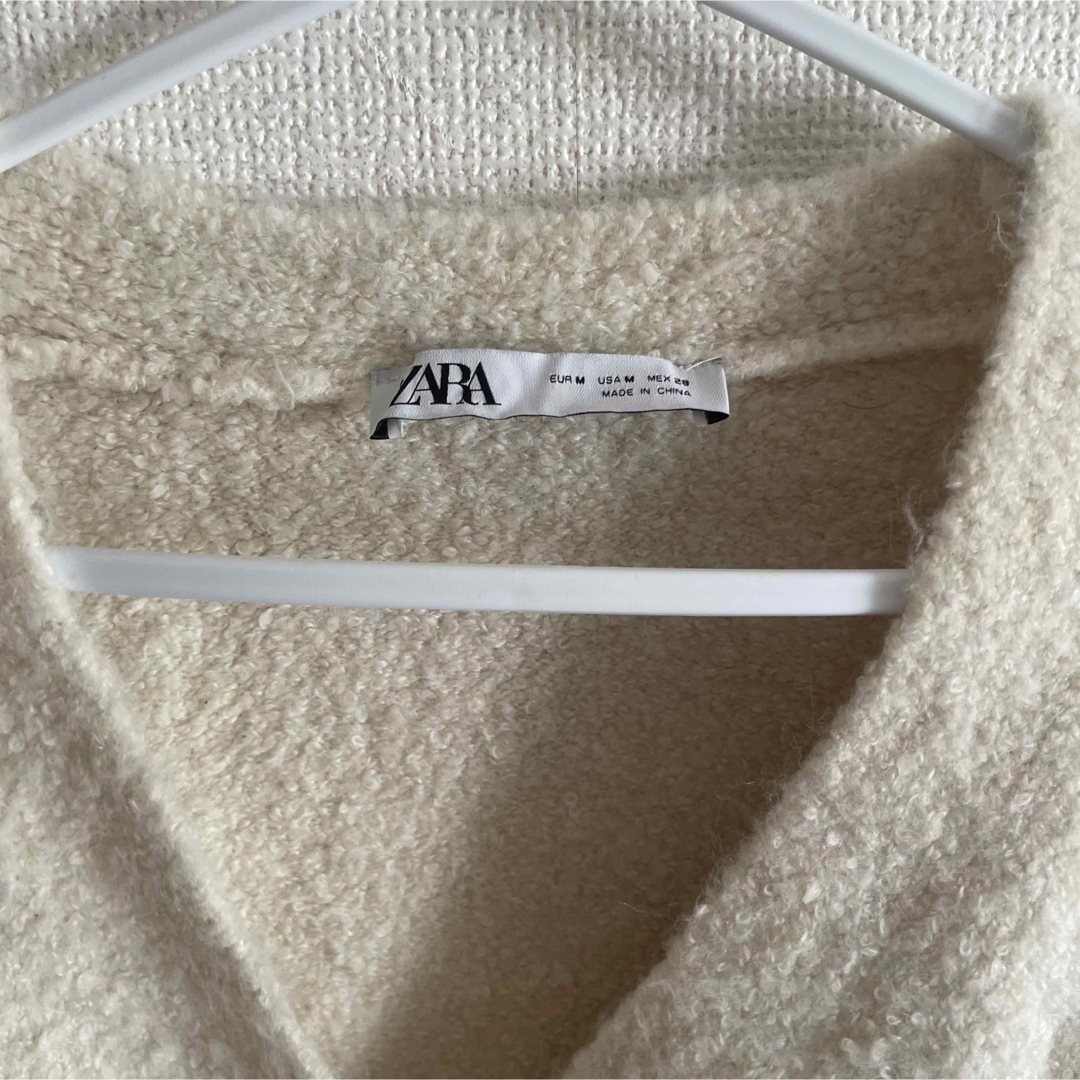 ZARA(ザラ)のZARA   クロップド ニット カーディガン レディースのトップス(カーディガン)の商品写真