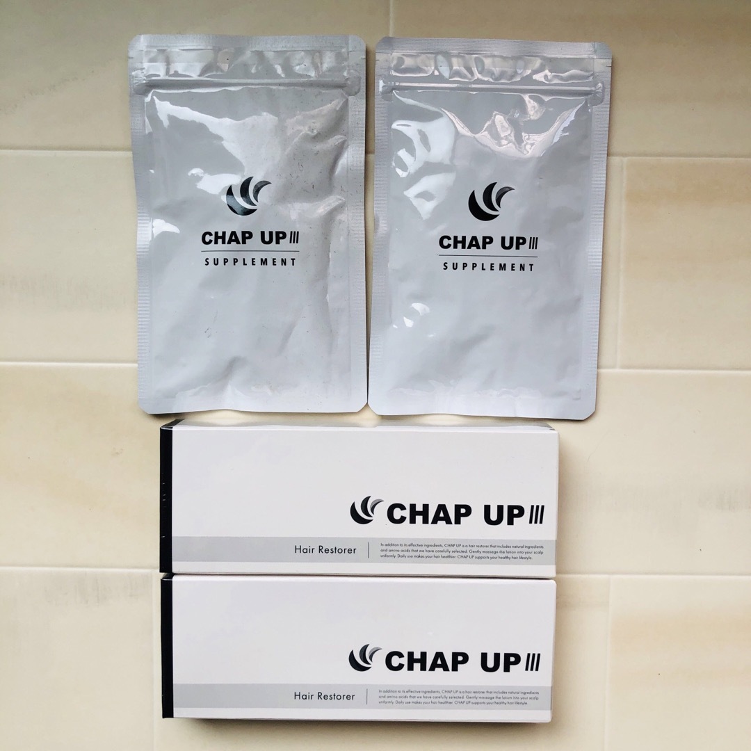 CHAP UP チャップアップ 育毛剤+サプリ セットのサムネイル