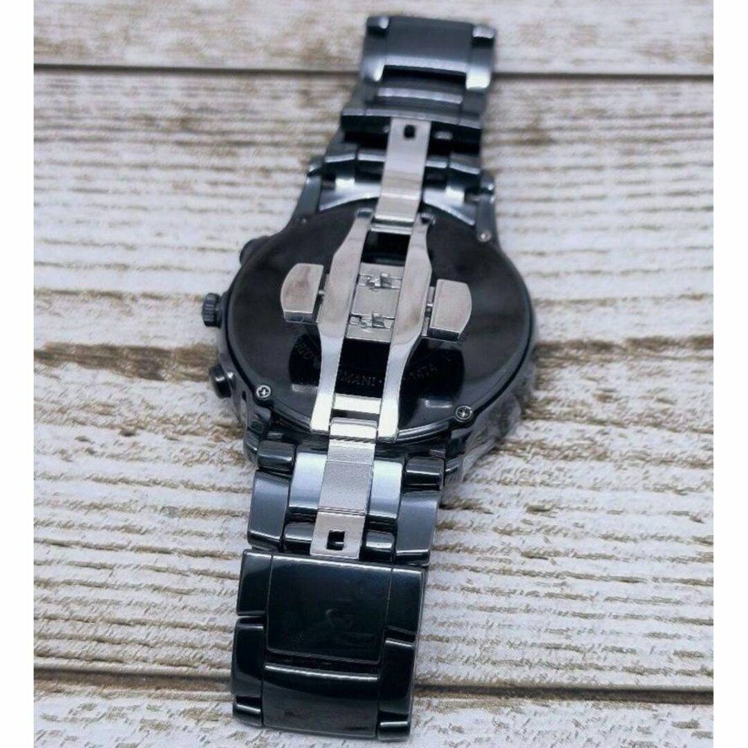 動作品　エンポリオアルマーニ　ブラック　黒　ARMANI　腕時計　定価6万円