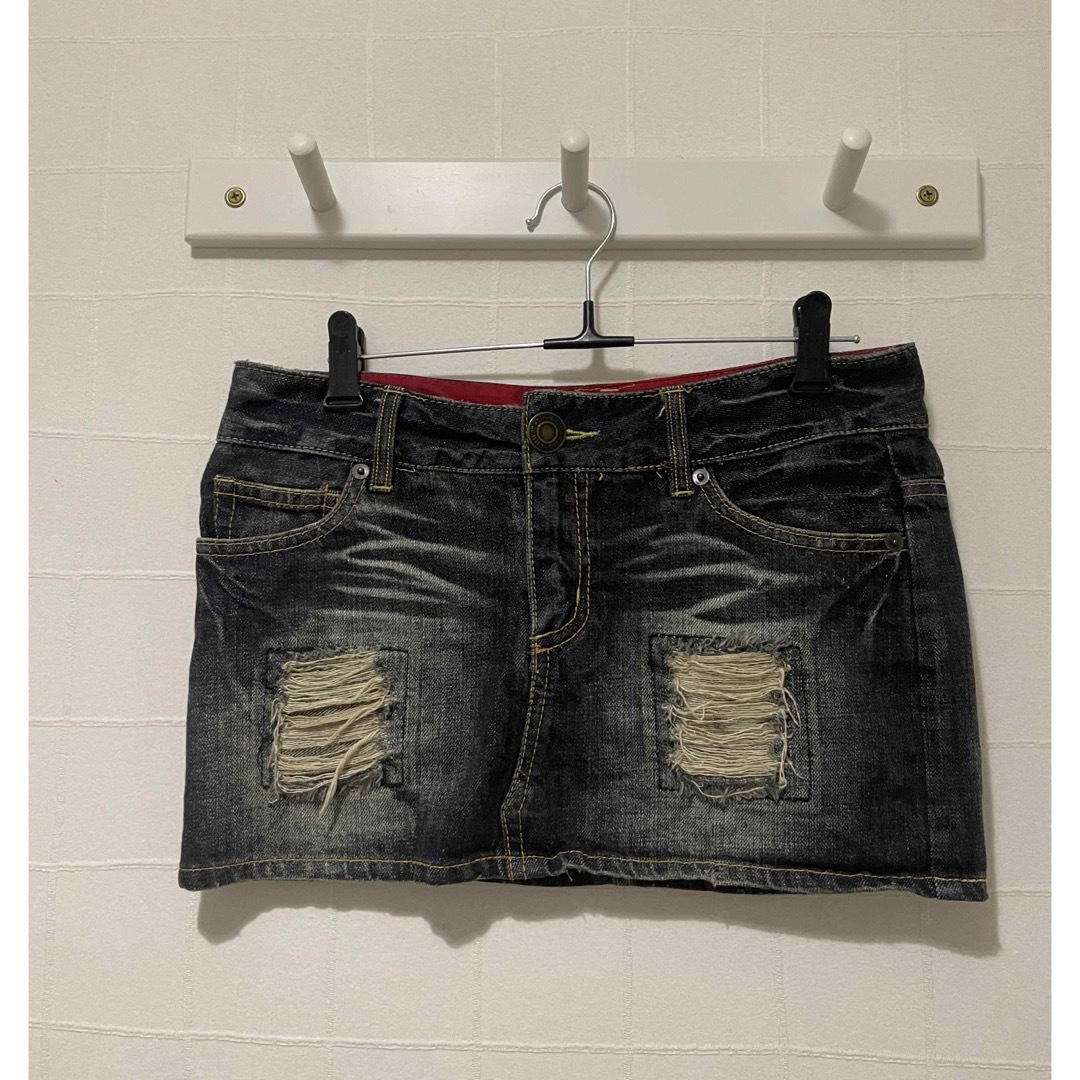 ジーンズ　ミニスカート レディースのスカート(ミニスカート)の商品写真