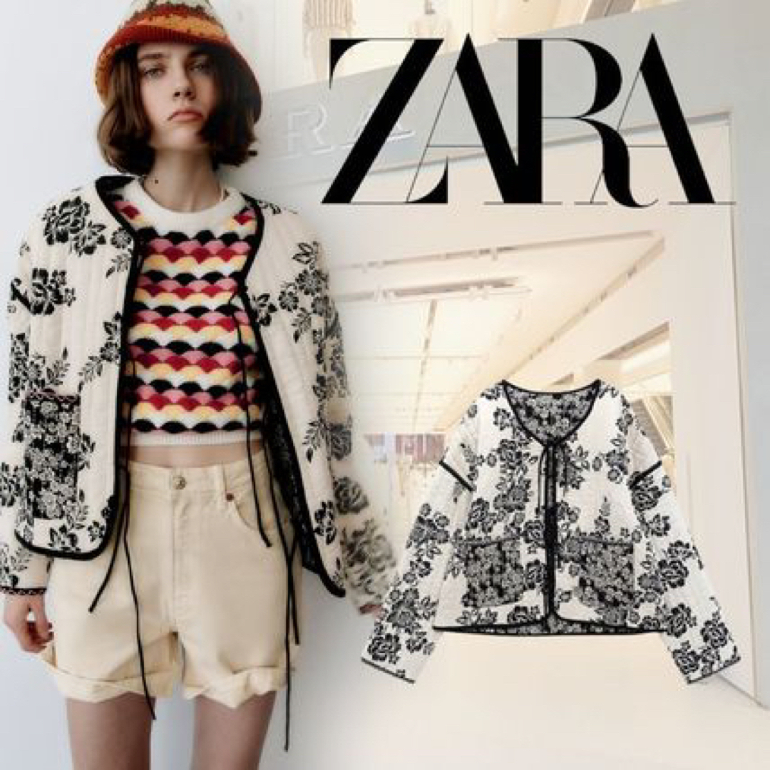 未使用★ZARA★キルトジャケット★