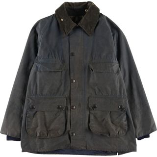 バーブァー(Barbour)の古着 90年代 バブアー Barbour BEDALE ビデイル 旧3ワラント 4つポケ ワックスコットン オイルドジャケット 英国製 C36 メンズS ヴィンテージ /eaa378766(その他)