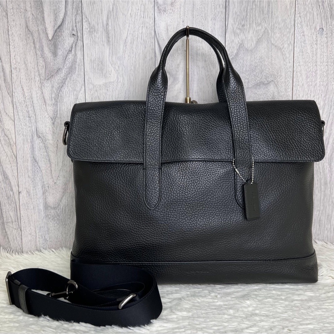 chihiroアパレルメンズ美品♡A4収納可♡COACH コーチ レザー 2way