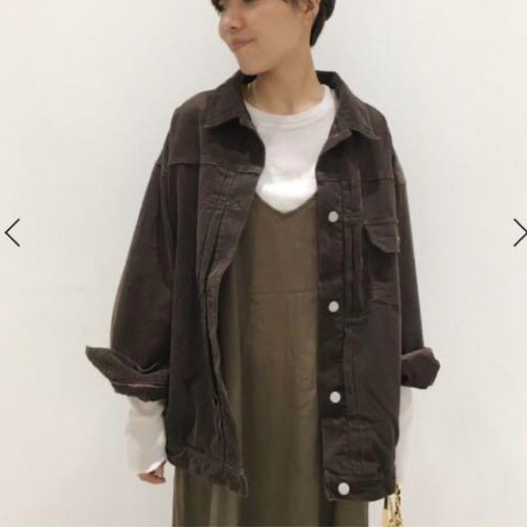 L'Appartement DEUXIEME CLASSE(アパルトモンドゥーズィエムクラス)のアパルトモンREMI RELIEF Corduloy Jacket レディースのジャケット/アウター(ブルゾン)の商品写真