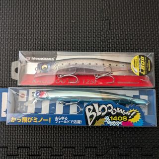 ブルーブルー(BLUE BLUE)の早い者勝ち！！ 未開封ブローウィン 140s カゲロウ 125md セット販売(ルアー用品)