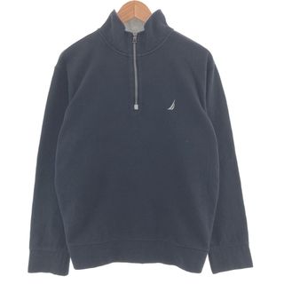 ノーティカ(NAUTICA)の古着 ノーティカ NAUTICA ハーフジップスウェットシャツ トレーナー メンズL /taa001183(スウェット)