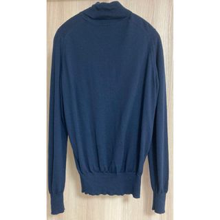 ジョンスメドレー(JOHN SMEDLEY)の【現非売品】 ジョン スメドレー　タートル　30G　ネイビー　スリムフィット(ニット/セーター)