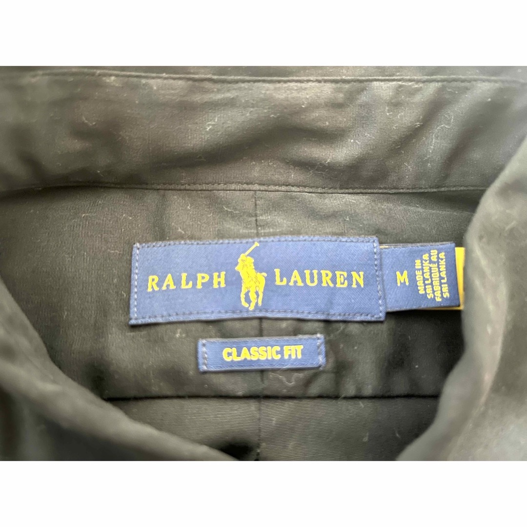 POLO RALPH LAUREN(ポロラルフローレン)のラルフローレン　シャツ　ブラック　サイズM メンズのトップス(シャツ)の商品写真
