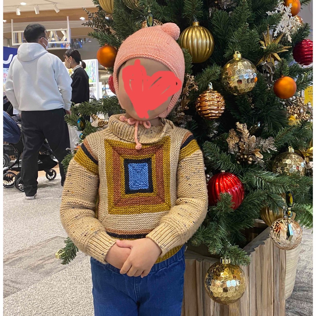 Misha & Puff - misha&puff Log Cabin sweater 2-3の通販 by Misha & Puff - misha&puff Log Cabin sweater 2-3の通販 by